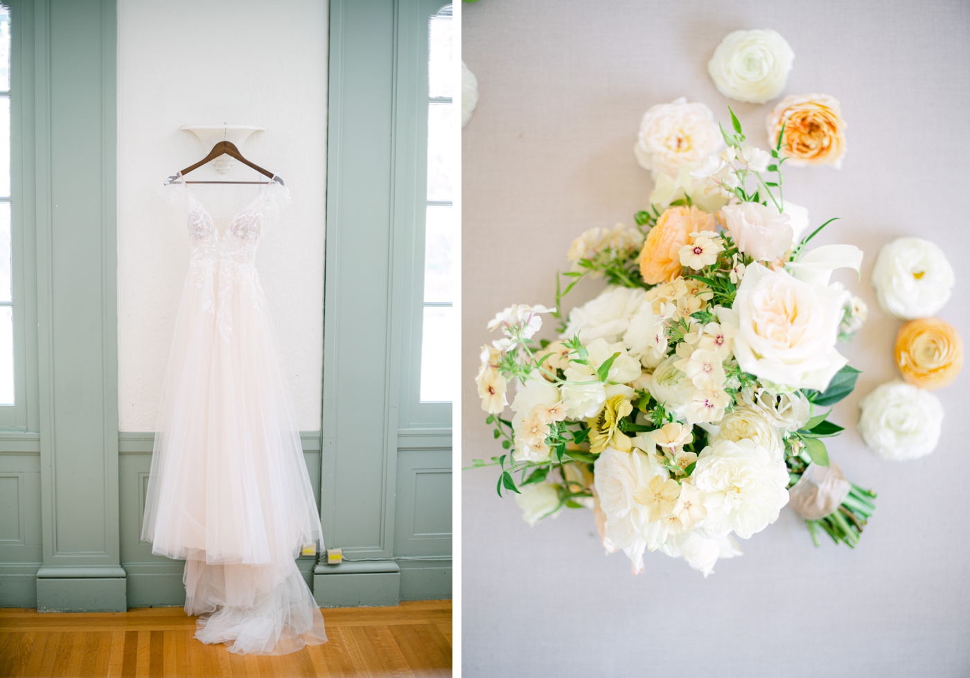 Bridal bouquet by Flora and Flour