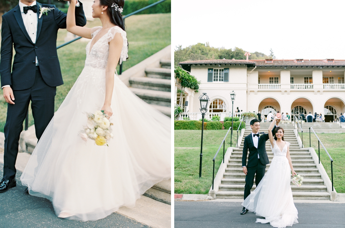 Bridal portrait - Bride in a ballgown from BHLDN