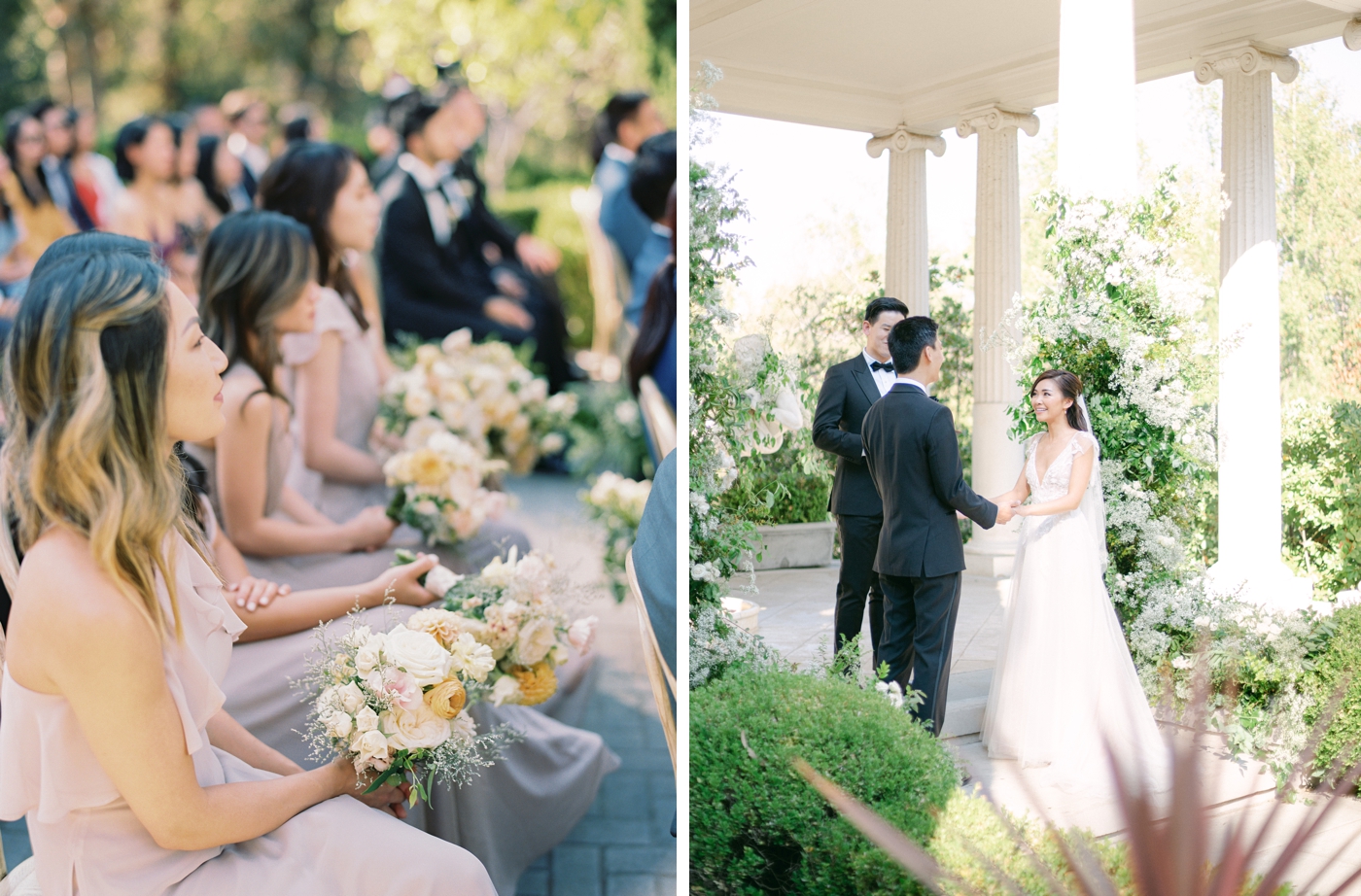 Timeless summer wedding at Villa Montalvo